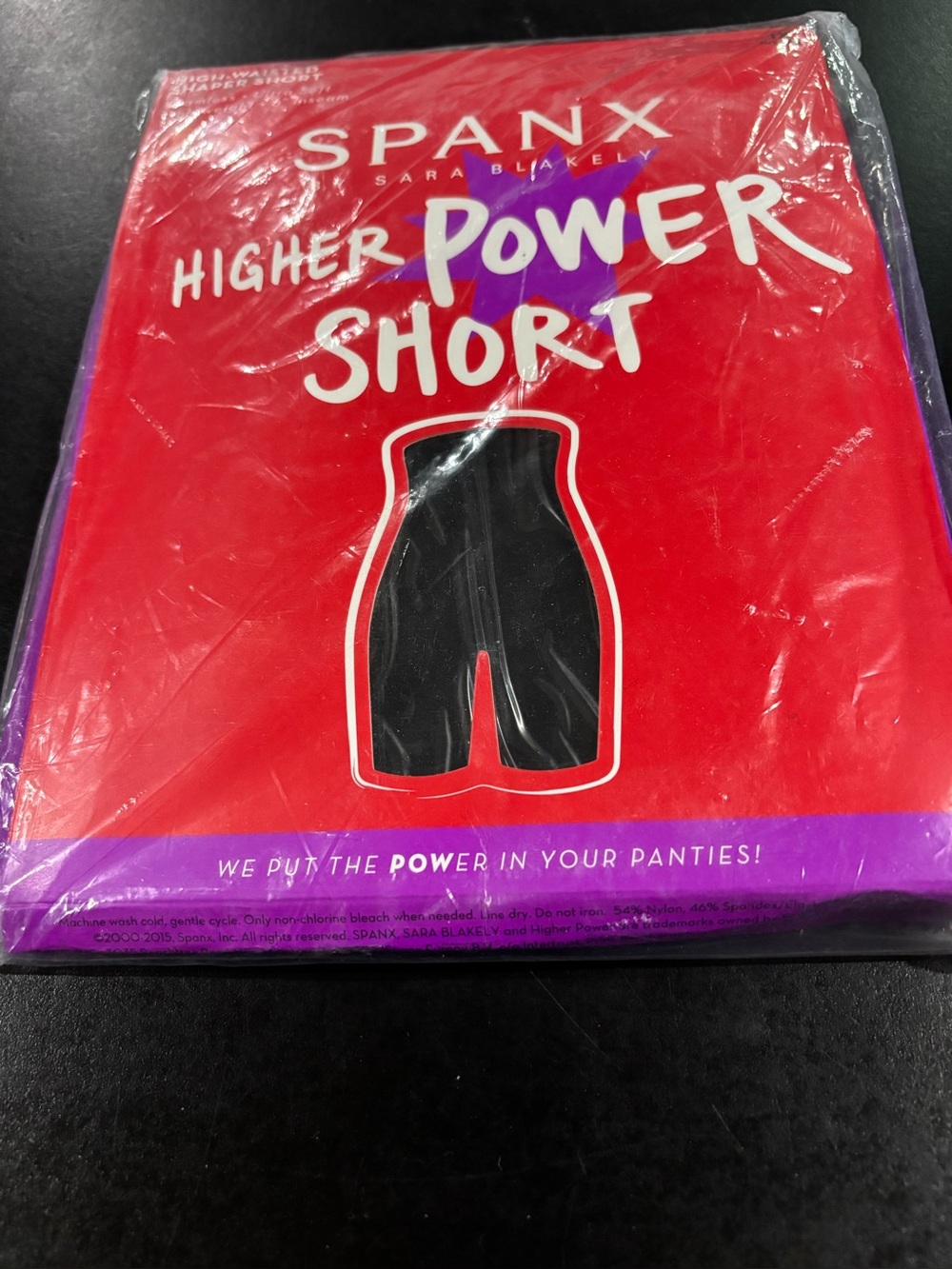 SPANX SZ 1X NWT HIGHER POWER SHORT SHAPE WEAR BLACK
